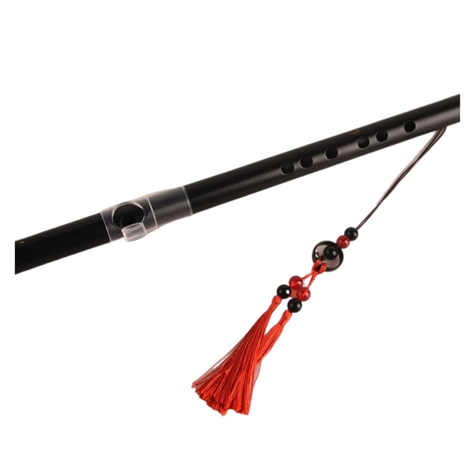 Flauta De Bambú De Madera Flauta De Bambú Instrumento De Viento Profesional De Alto Rendimiento Para Adultos Principiantes(Black E)