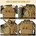 OneTigris DOOM Tactical Vest, Adjustable Airsoft Vest MOLLE Vest for Men