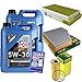 Produktbild Filter Set Inspektionspaket 10 Liter Liqui Moly Motoröl Longtime High Tech 5W-30 MANN-FILTER Innenraumfilter Luftfilter Ölfilter