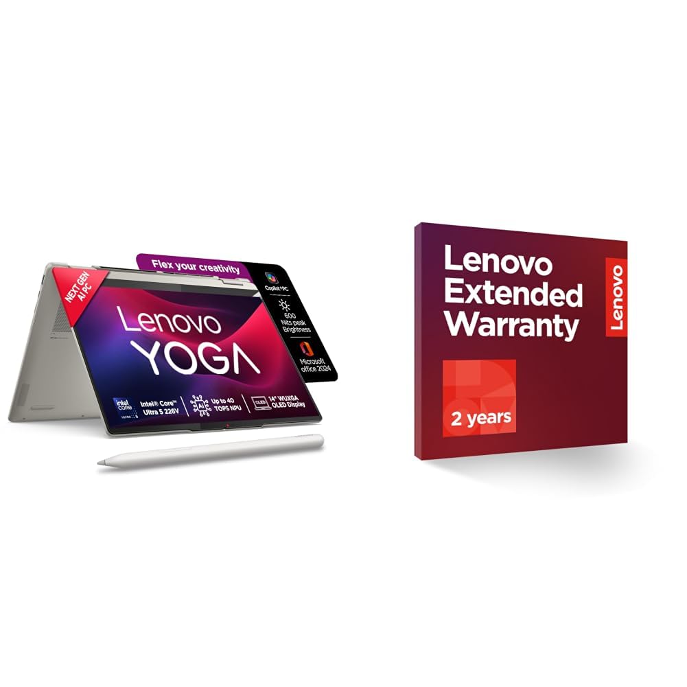 Lenovo Yoga 7 2-in-1 Intel Evo Core Ultra 5 226V (16GB RAM/1TB SSD/14 (35.5cm)/WUXGA OLED/Copilot+ PC/Windows 11/Office Home 20 2 Year Onsite Warranty + Accidental Damage Protection-image-47