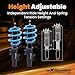 maXpeedingrods Coilover for Volvo S80 FWD/AWD 2007-2016, for Volvo V70 FWD/AWD 2008-2010, for Volvo S60 FWD/AWD 2011-2018, 24 Levels Damper Adjustable Coilovers Struts, T6 Upgraded Lowering Kits Blue