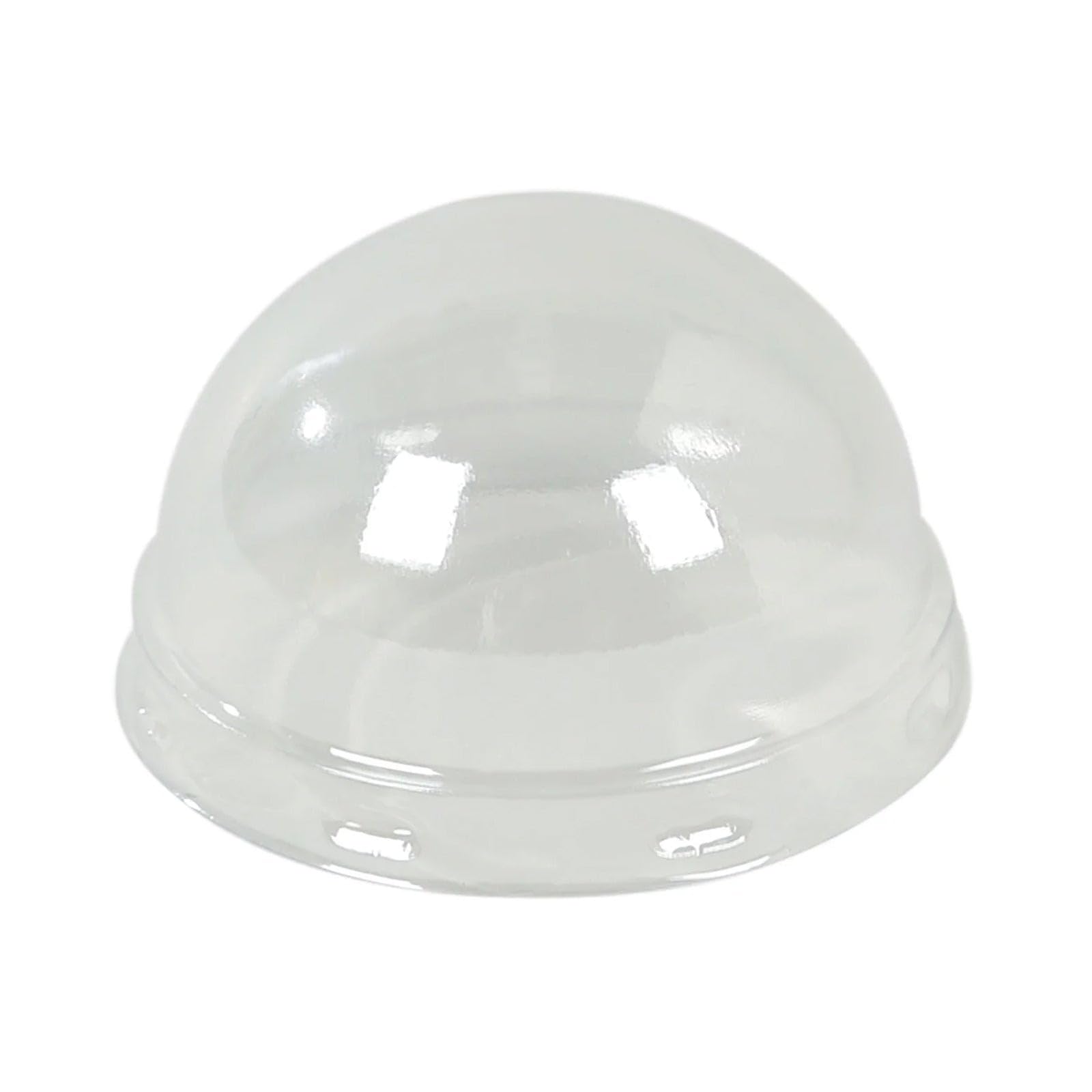 50 Clear Disposable Plastic Dome Lids for Cupcake Liners Wedding Party Events Reception Home Baking Decorations Supplies