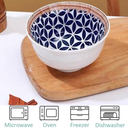 Image of Ceramic Dinner Plates Set of 2, 8 Inch Porcelain Salad Dessert Round Plates, Microwave, Oven and Dishwasher Safe, Kitchen Plates, Serving Dishes Plates (1 Plate Honeycomb 2 Bowl)
