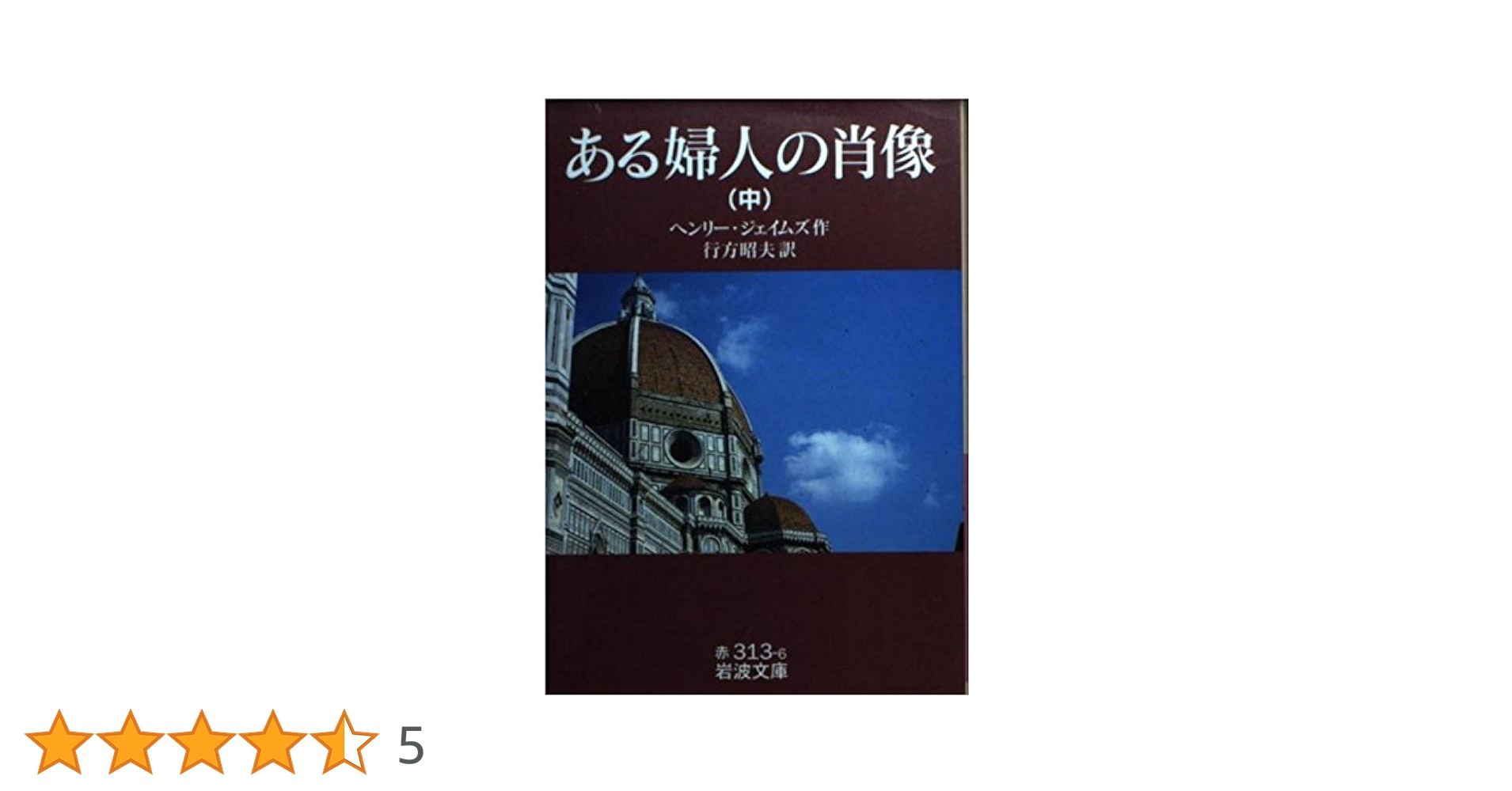 ある婦人の肖像 中 (岩波文庫 赤 313-6) | ヘンリー ジェイムズ