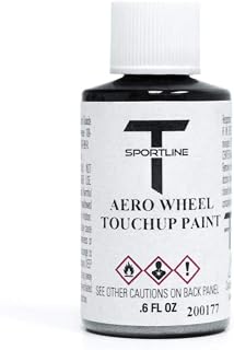 T Sportline Tesla Wheel Touch Up Paint for Tesla Model 3 18" & Model S 19" Aero Wheel (Dark Metallic Gray)