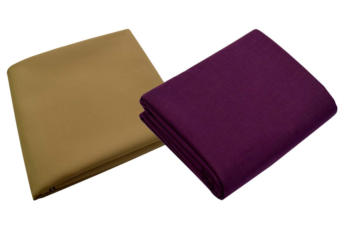 KUNDAN SULZ GWALIOR Men's Poly-Cotton Unstitched Shirt & Trouser Fabric Combo Set (Multicolor; 1.30 & 2.25 Meters) 4