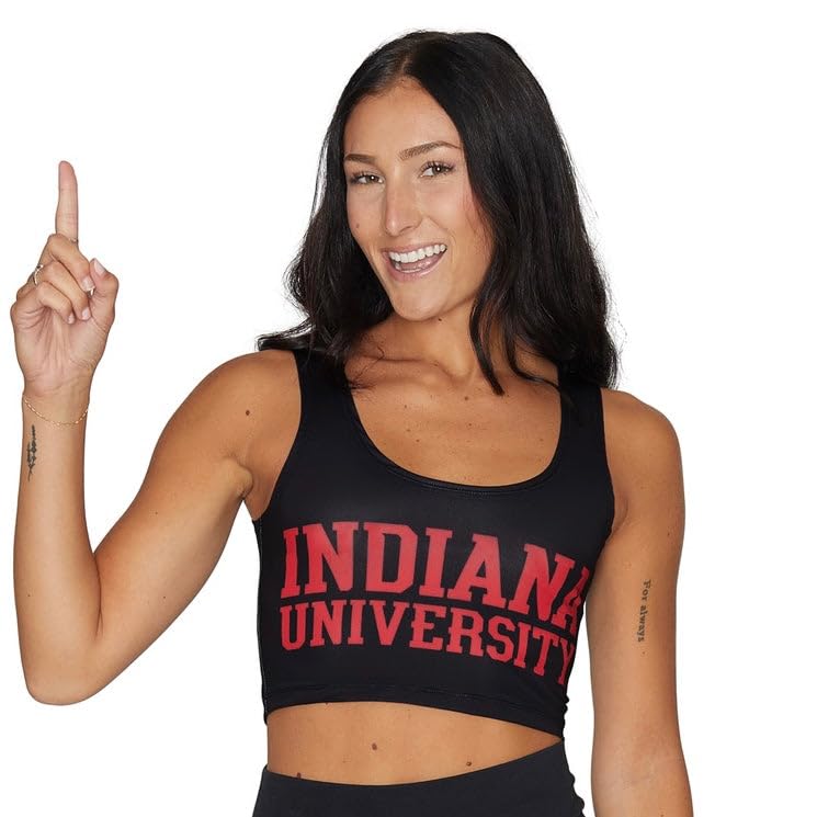 Image of Lojobands Women's College Gameday Outfit Tank Top Tailgate Crop Top One Size Fits Most