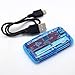[3 Pack] eTECH Collection USB 2.0 All-in-1 Memory Card Reader/Writer - Support SD/SDHC (NOT Support SDXC) / Compact Flash/xD/Memory Stick/Memory Stick Pro Duo/xD Picture Card - Blue