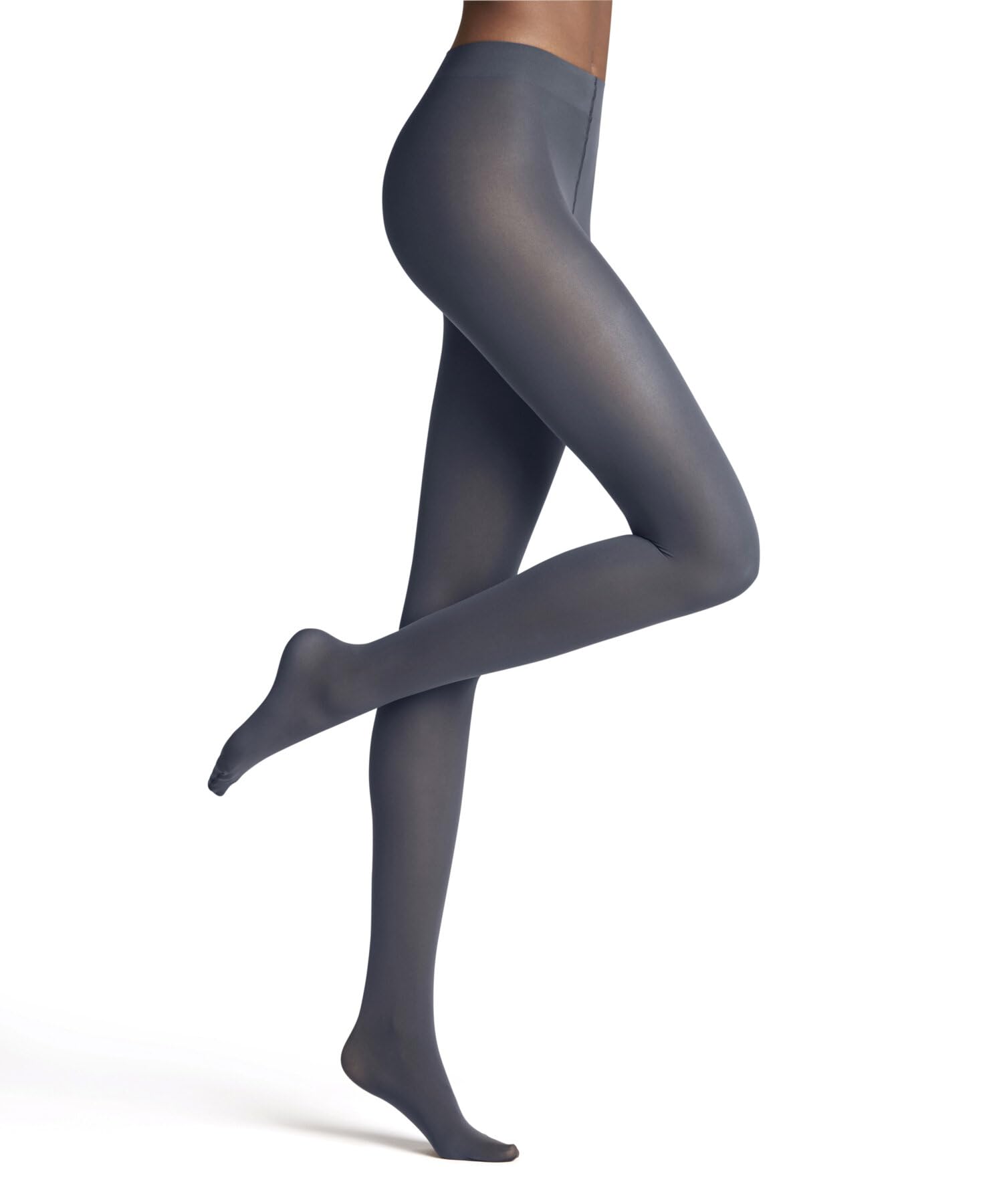 FALKE Women's Matt Deluxe 30 DEN W Ti Sheer Plain 1 Pair Tights, Blue Ink 6491, L