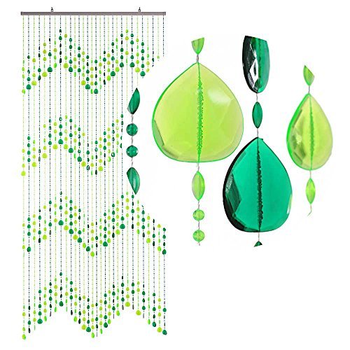 HAB & GUT -DV0253- deurgordijn Weelderig, GROEN, 90 x 200
