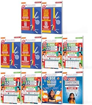 Oswaal CBSE Class 10 Mega Study Pack of 10 | Question Banks + 15 Sample ...