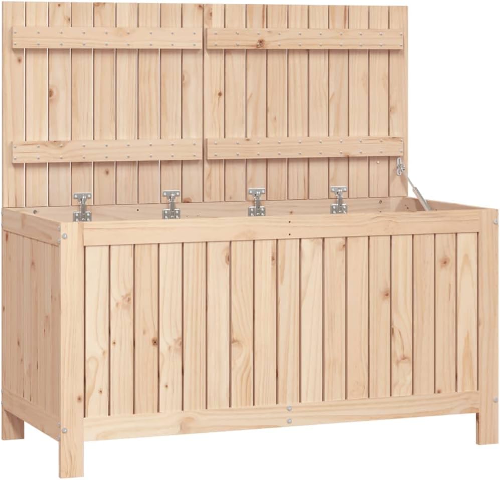 vidaXL Gartentruhe, Gartenmöbel Kiste mit Deckel, Gartenbox Auflagenbox