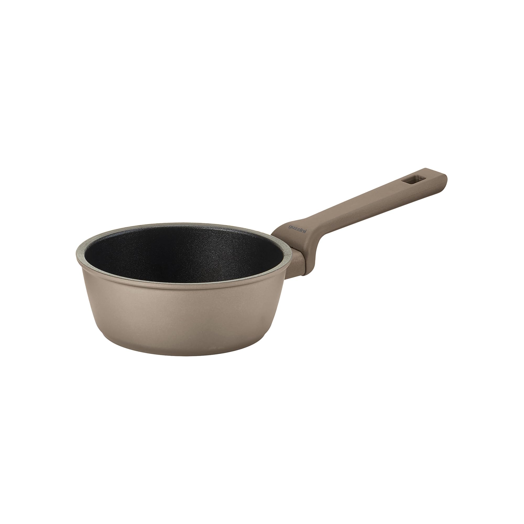 Casserole antiadhésive Guzzini Cook&Strong 16 cm bronze manche ergonomique durable