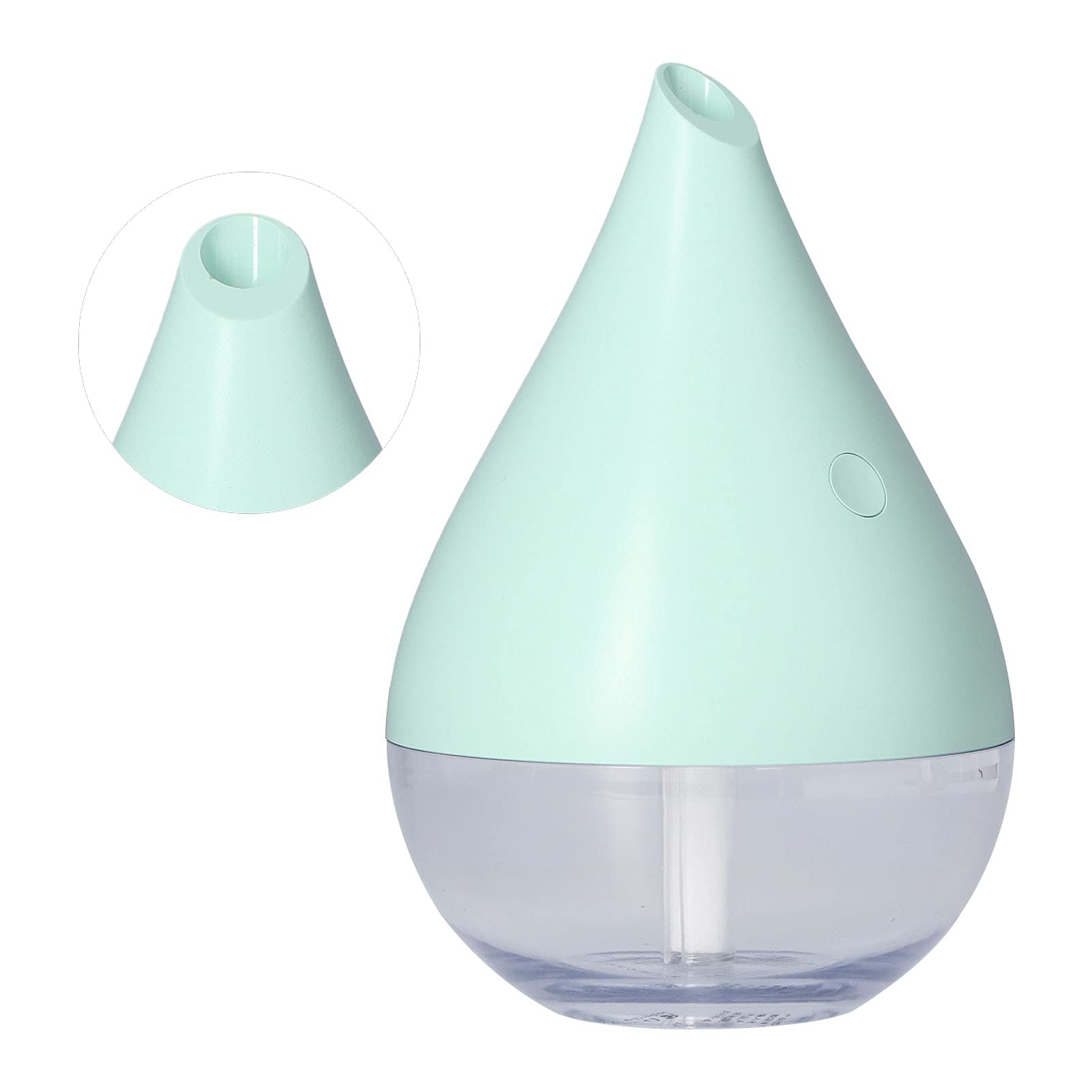 Humidificador portátil con luz LED, dispositivo de humidificación con modo ajustable silencioso para habitación, oficina, escritorio, coche y dormitorio