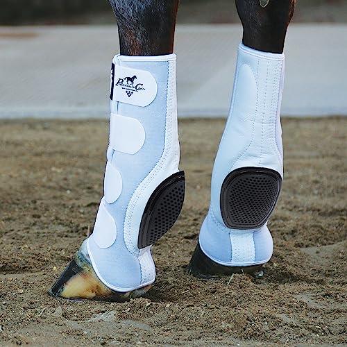 Image of Professional's Choice Equine Ventech SlideTec Skid Rear Leg Boot | Prevents Burns During Sliding Stops | Pair | Short or Standard Size