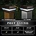 Classy Caps SL211R 4x4 Imperial Solar Post Cap - 2 Pack, Bronze - High-Performance LED Lights, Durable Cast Aluminum, Warm and Cool Light Modes, Fits 4