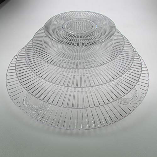 3 Tier Acrylic Wedding Cake Stand (STYLE R300) - Image 3