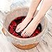 JIYIN Disposable Foot Tub Liner, 10 Pcs Disposable Pedicure Spa Liners Clear Plastic Disposable Pedicure Bowl Liners Portable Foot Bath Basin Bags for Pedicure Spa Beauty Salon Hotel Home Use(120CM)