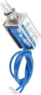 Aexit JF-0730B 10mm Electromechanical Products Stroke DC 12V 1A Open Frame Linear Solenoids Solenoid Electromagnet