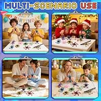 12PCS Transformable Fidget Spinners for Kids Adults,Deformable Chain DIY Robot Spinner Sensory for Boys Girls,Fidget Toys for Party Favors Birthday Gifts — image 4