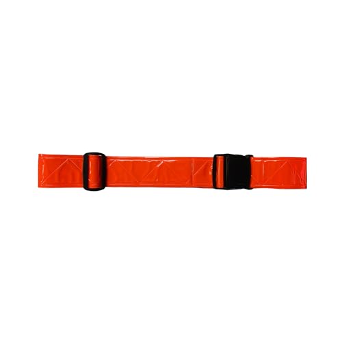 Stuart Promotional Products Fluorescent Red/Orange, Reflective Running Belt, High Visibility Safety