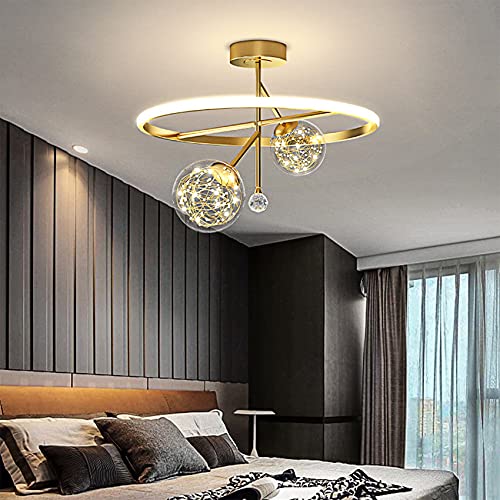 Plafonnier LED dimmable avec variation continue de lumière et télécommande