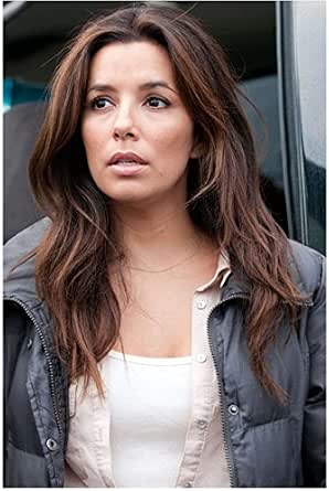 A Dark Truth Eva Longoria as Mia Francis in Gray Jacket and Cream