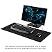 Cmhoo Large Mouse Pad Gaming & Professional Computer Extra Large Mouse Pad/Mat 27.5IN (70 * 30 chunse Black)