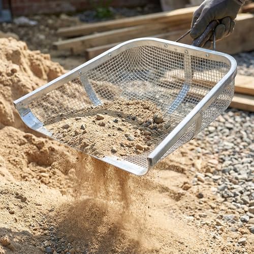 Pelle de tamisage pour éliminer les cailloux de la terre - 6
