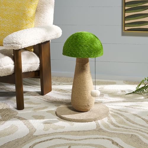 Rascador para gatos SAFAVIEH con juguete colgante de yute miniatura 2