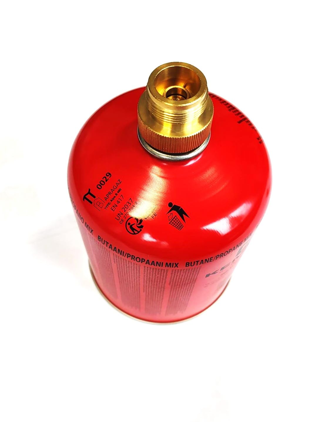 ADAPTER 1" - USA to 7/16" EU - Propane-Butane gas hose - Para barbacoa de cartuchos USA a cartuchos europeso