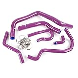 G-PLUS Silicone Radiator Coolant Hose Kit Clamps Replacement For 1992-2000 Honda Civic Type R EK EG...