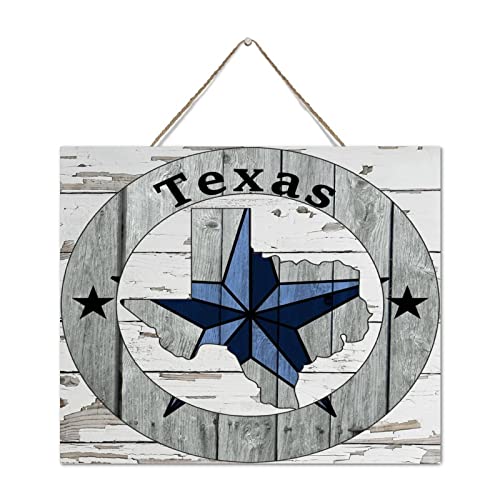 Panneau en bois d'exception Texas Lone Star gravé pour salon - 2