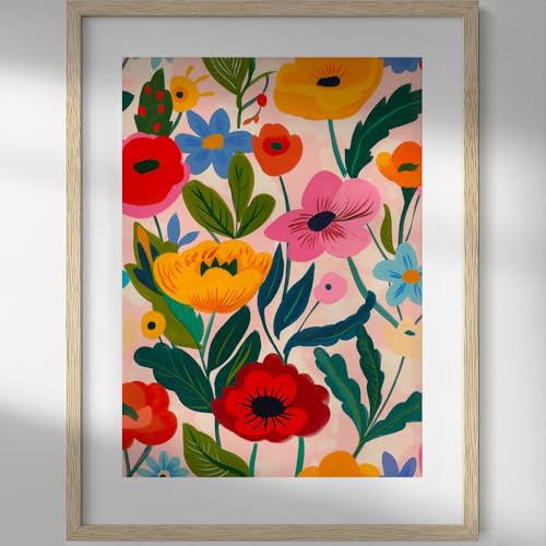 Image of COLOSSAL ART HOUSE Abstract Art Poster Framed Large Wall Painting for Living Room, Bedroom & Office Wall Decoration Frame decor (13x17 Inch Frame with Poster)
