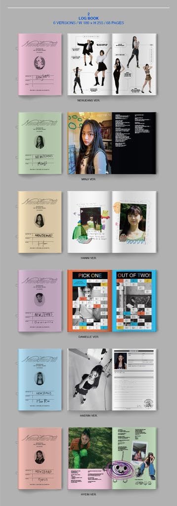 New'Jeans - NewJeans 1st EP 'New Jeans' Bluebook ver. CD (Random ver.)