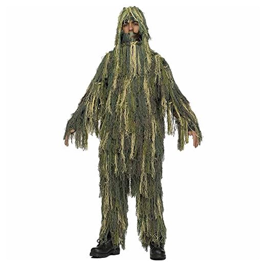 Fun World Child Ghillie Costume Suit Large (12-14) Green