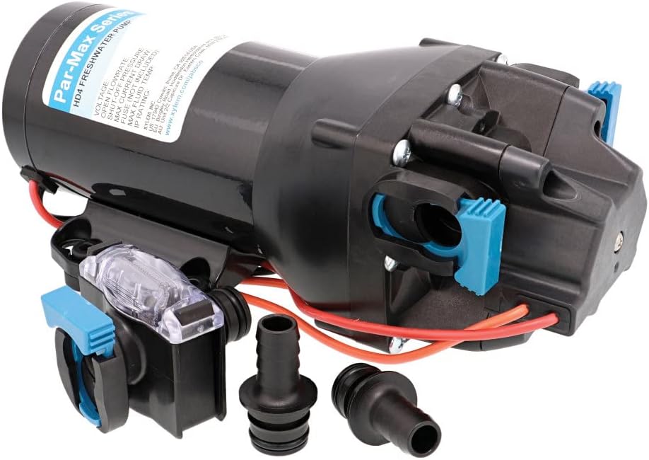 JabscoParMax HD4-12V 4GPM 60PSI Heavy Duty Freshwater Delivery Pump