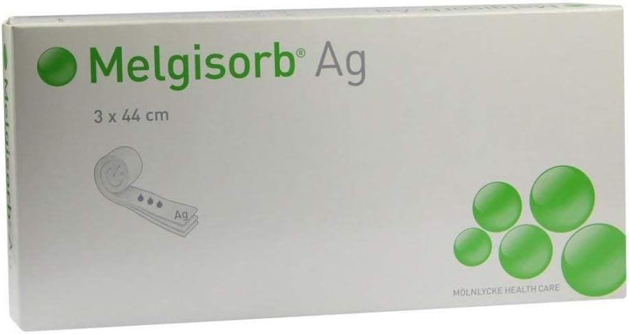 MELGISORB Ag Bandage 3 x 44 CM Pack of 10