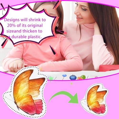 SDIDVIEXPERT Kit de folhas de plástico retrátil, 30 peças de folhas de papel retrátil de 20 x 14,5 c