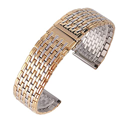 Bracelet de montre universel en acier inoxydable 20mm 22mm pour montre homme et femme