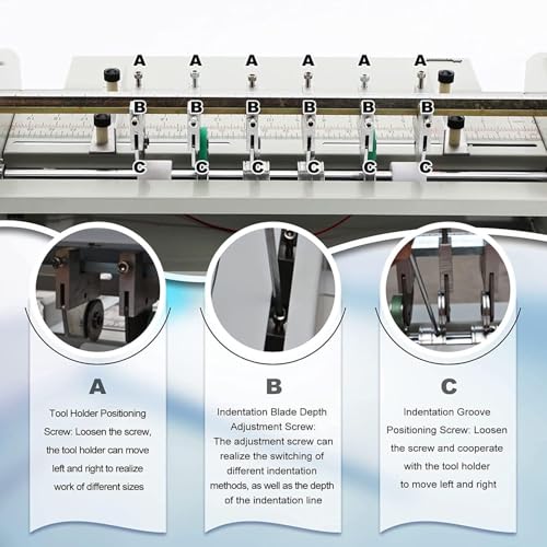 Elektryczna maszyna do bigowania, metalowa, 3 w 1, perforator do menu, okładek książek, kart papierowych