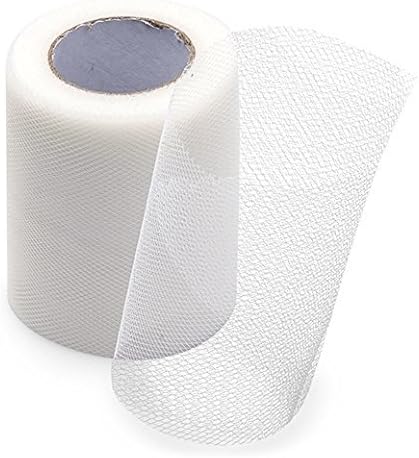 Rouleau de tulle 8cm x 20m (ivoire)
