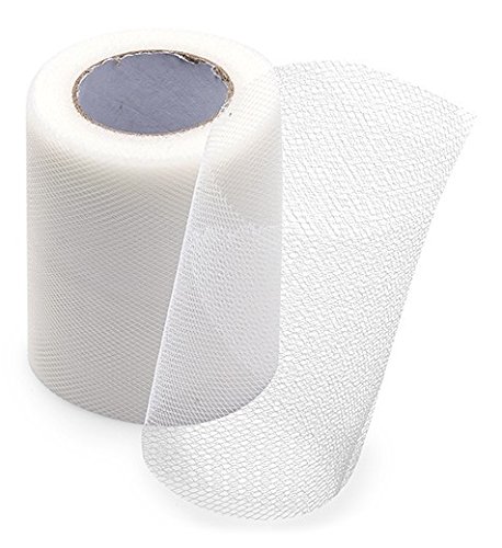 Rouleau de tulle 8cm x 20m (ivoire)