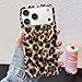 J.west Compatible with iPhone 17 Pro Case,Luxury Sparkle Translucent Clear Vintage Leopard Print Soft Silicone Cover for Girls Women Protective Phone Case for iPhone17Pro 6.3 inch Cheetah