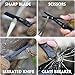 Multitool Pocket Knife - Stocking Stuffers for Men, Multi tool, Edc Knives - Pocket Knife for Men, Multitool for Camping, Hiking - Portable Multitools Gadgets Edc, Christmas Birthday Gifts for Man