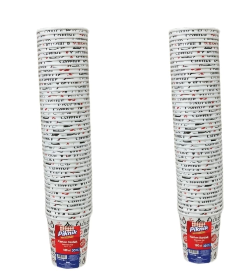 Karton Bardak, 180 ml, Sızdırmazlık Garantili, 100 Adet