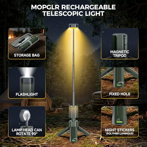 Lanterne de camping LED suspendue et lampe de tente extérieure étanche