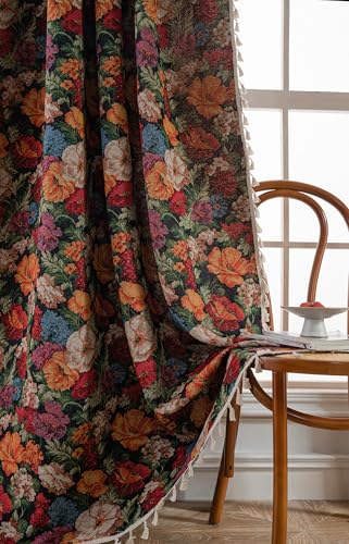Rideaux isolants thermiques jacquard vctops noirs à passe-tringle