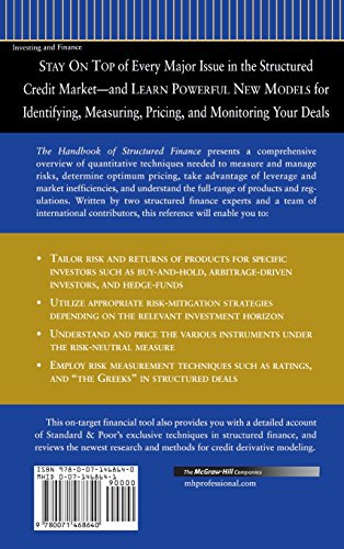 The Hndbk Structured Finance