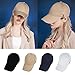 VARZAR 【Official Store Stud Logo Over fit Ball Cap / 4colors Unisex Small face Effect UV Protection hat Fashion hat (US, Numeric, 7, 7 1/2, Standard, Beige)